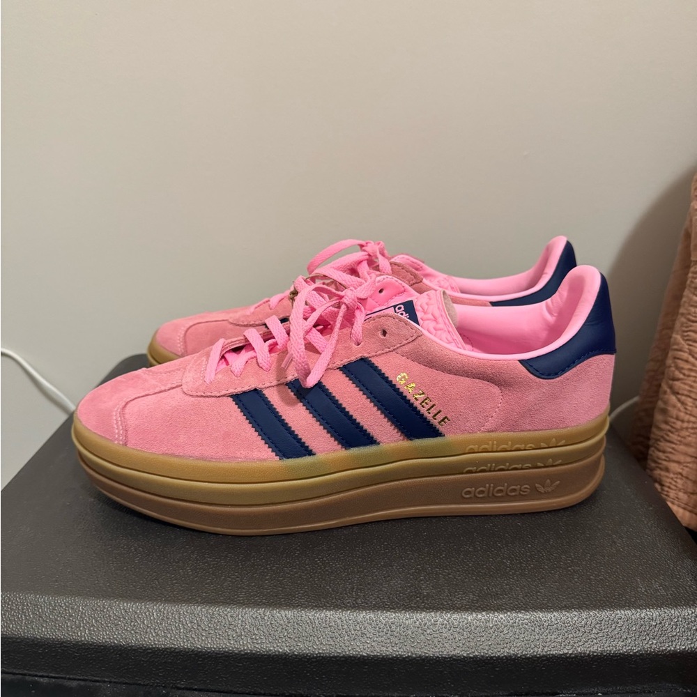 Women’s Adidas Gazelle Bold- Pink Glow